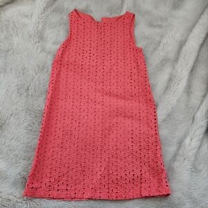 Crazy 8 Coral Eyelet Kids Dress
